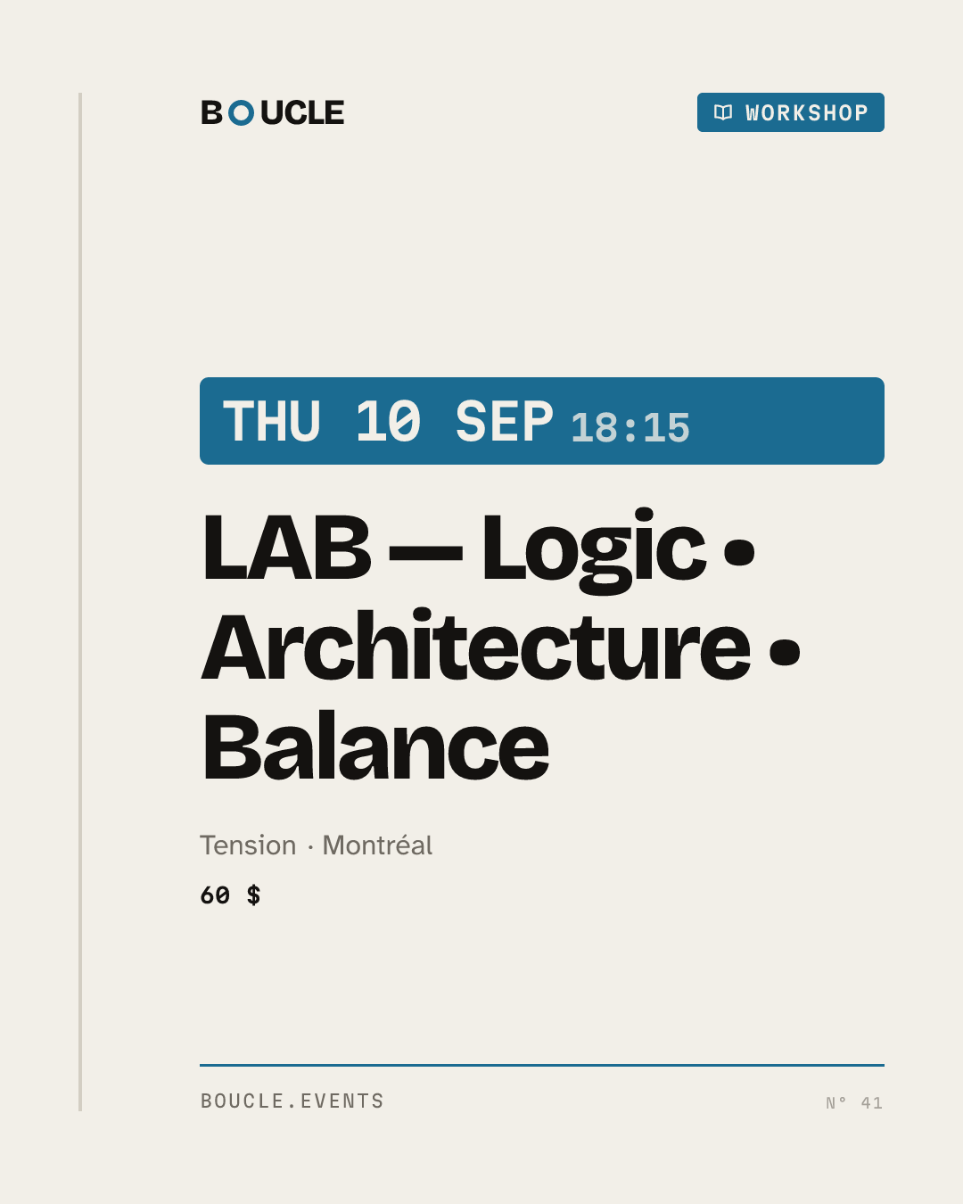 LAB — Logic • Architecture • Balance