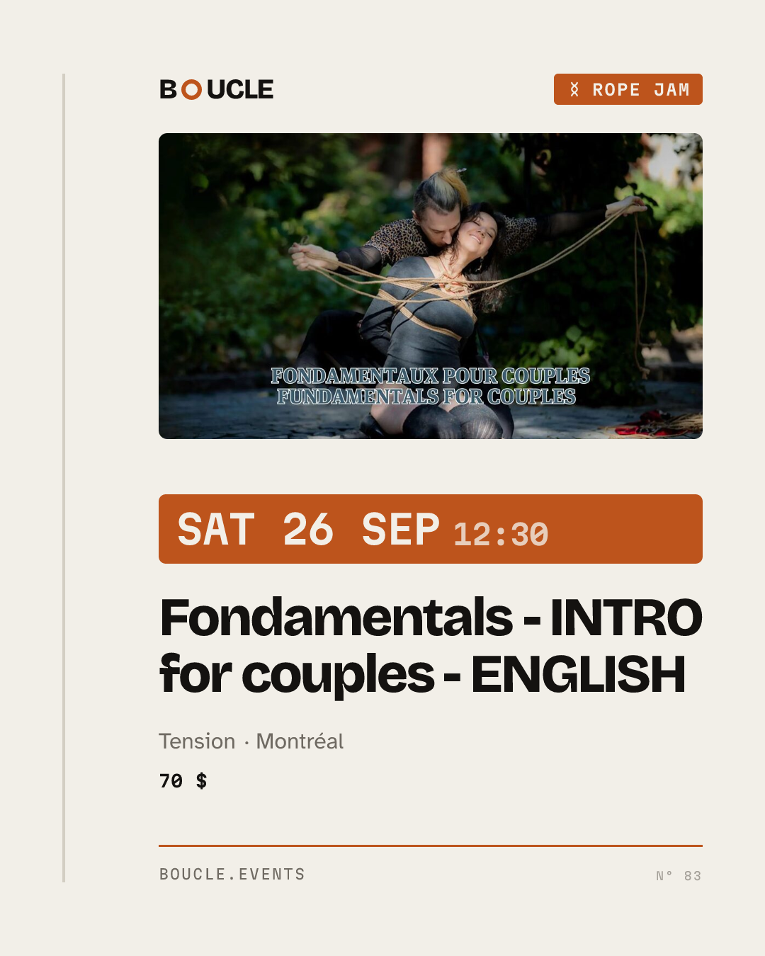 Fondamentals - INTRO for couples - ENGLISH