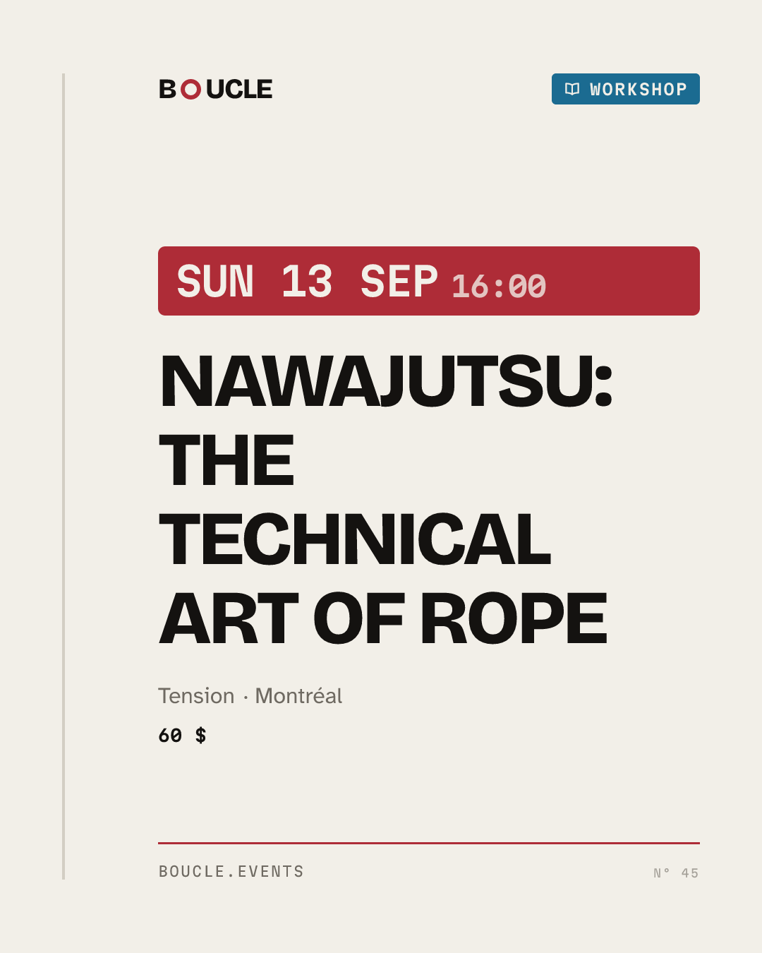 NAWAJUTSU: THE TECHNICAL ART OF ROPE