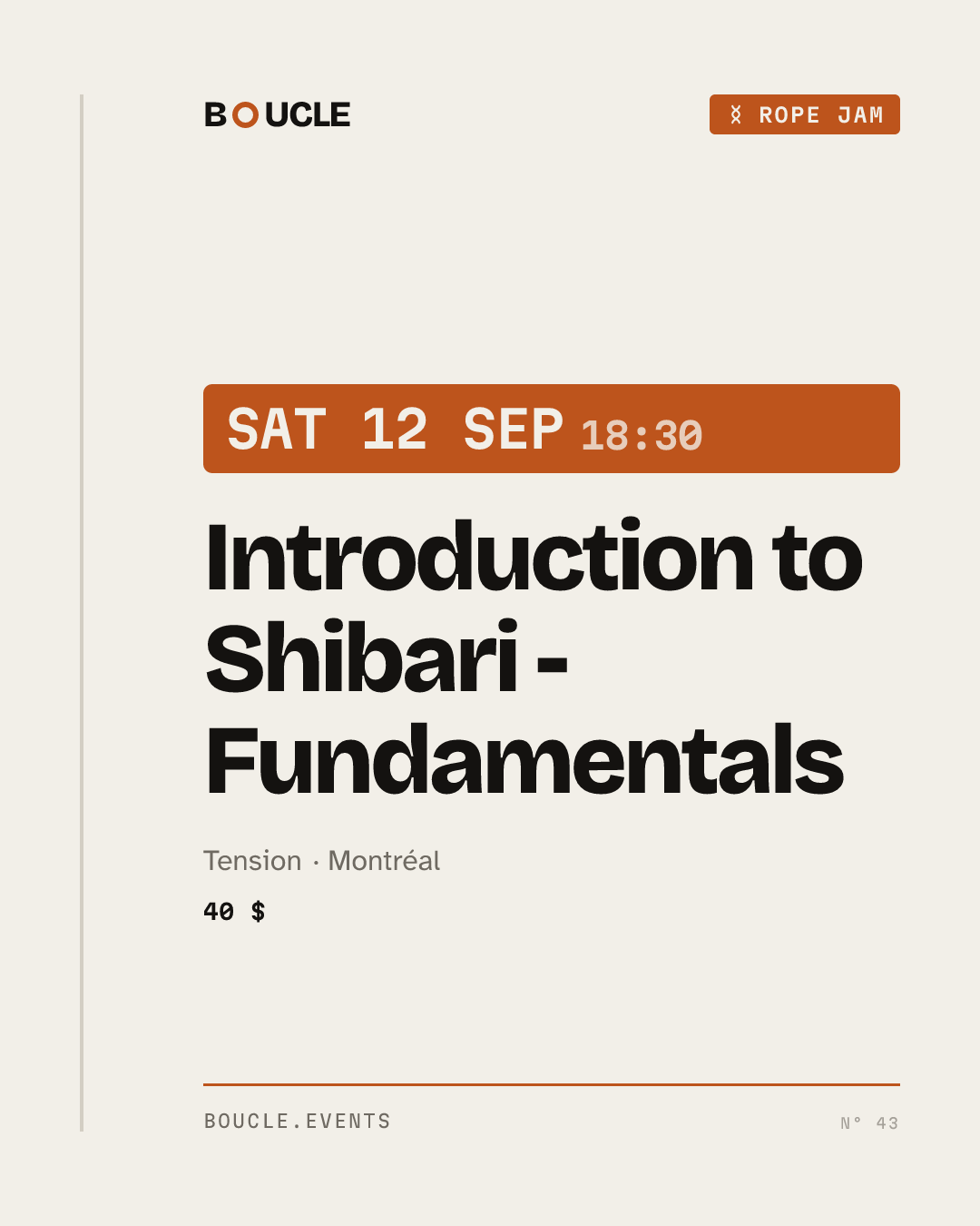 Introduction to Shibari - Fundamentals