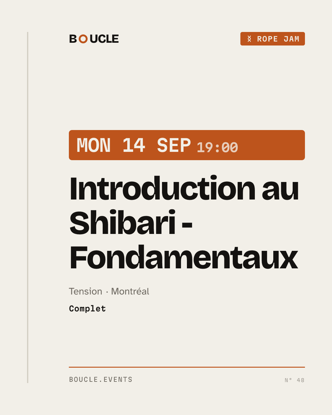 Introduction au Shibari - Fondamentaux