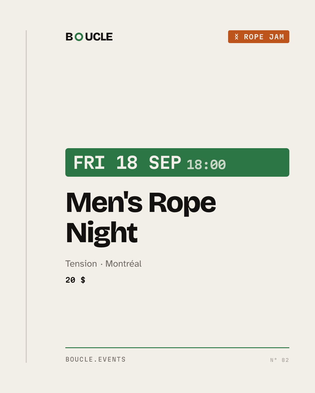 Men's Rope Night