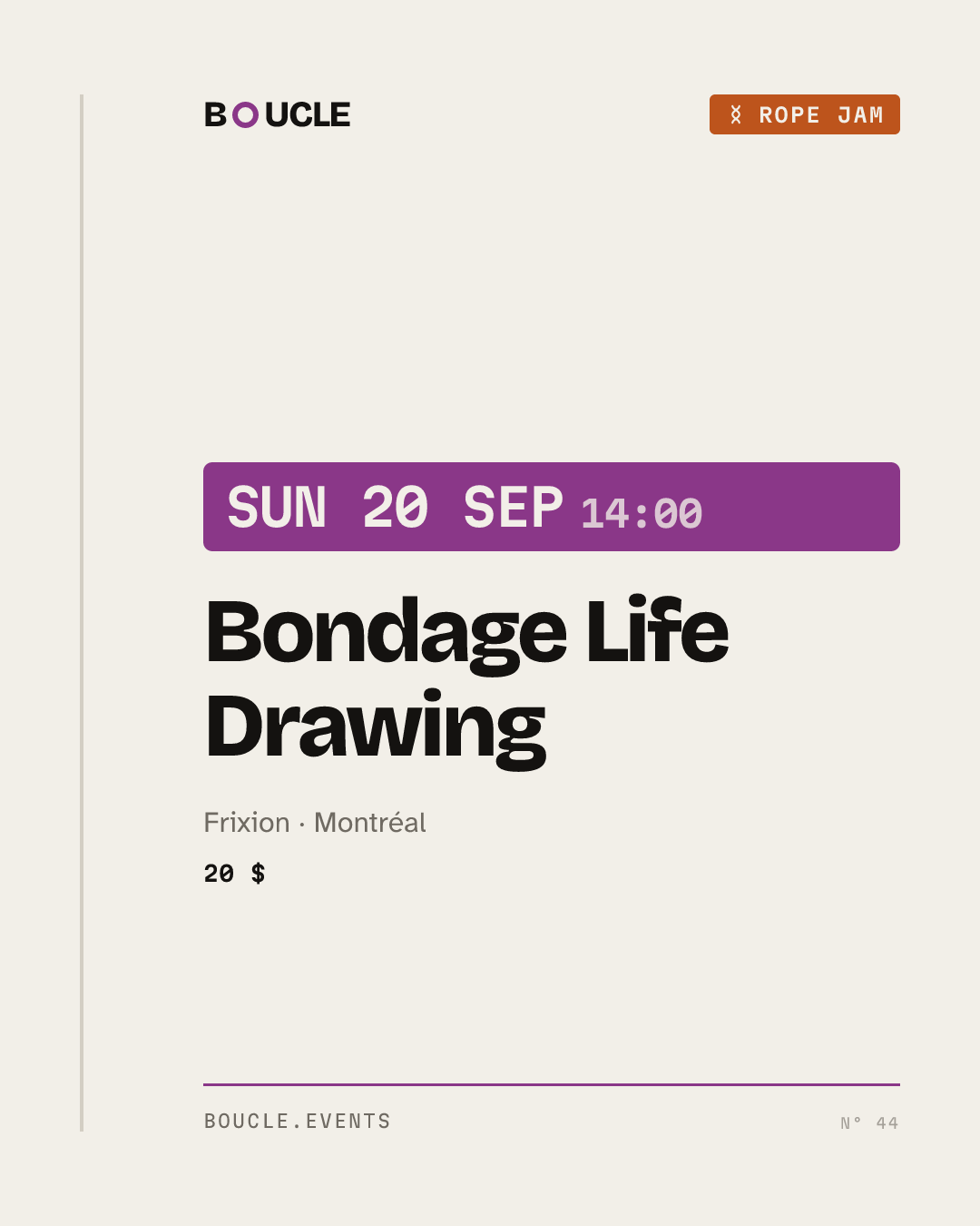 Bondage Life Drawing