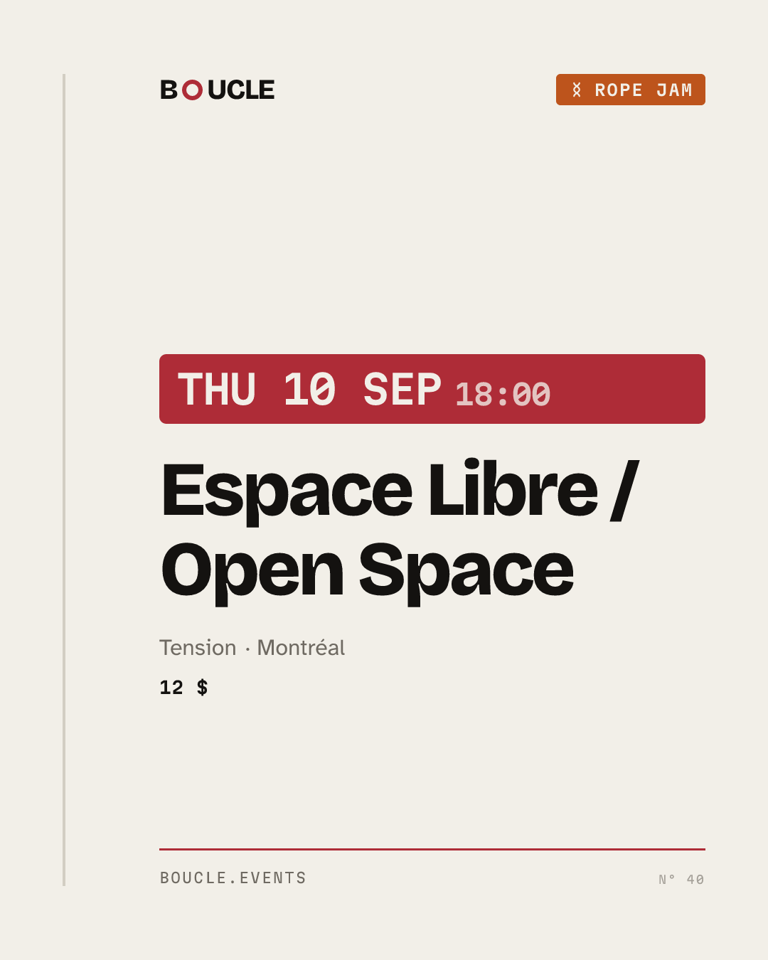 Espace Libre / Open Space